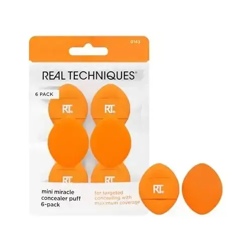 Real Techniques Mini Miracle peitekreemi meigikäsnad, 6 tk.
