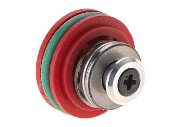 Ported Polycarbonate Piston Head – Red