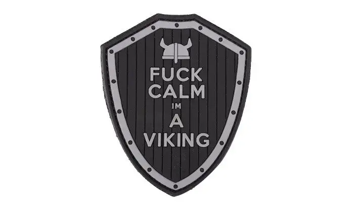 101 Inc. 3D Patch – F*ck Calm – Black