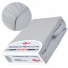 Terry fitted sheet 140x200 cm, grey 024 Premium Photo