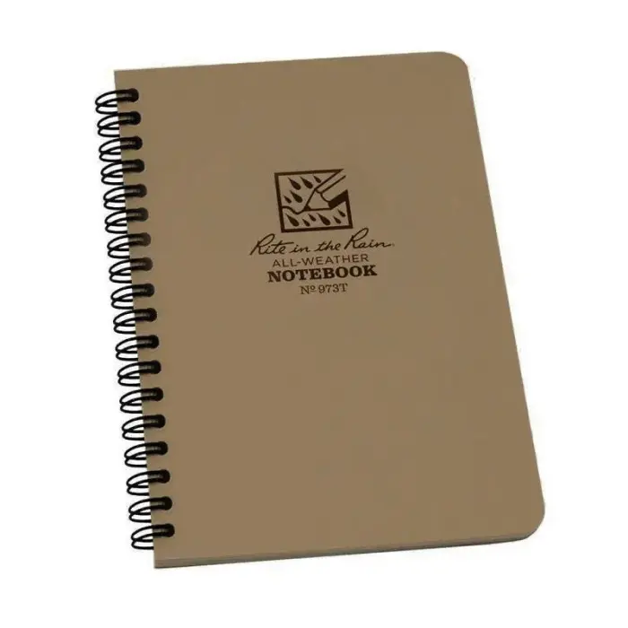 Блокнот для любых погодных условий Rite in the Rain – 4 5/8 x 7" – 973T – песочный