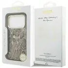 Guess Python Pattern dėklas su MagSafe skirtas iPhone 17 Pro - Rudas — Nuotrauka 8