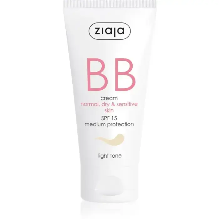 Ziaja BB kremas normaliai ir sausai odai, šviesus atspalvis, 50 ml