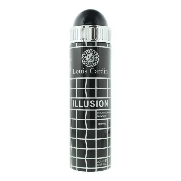 Louis Cardin, Illusion, Dezodorantas purškiklis, Vyrams, 200 ml