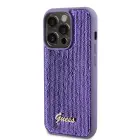 Guess Sequin Script Logo vāks iPhone 14 Pro Max Violets — Foto 1