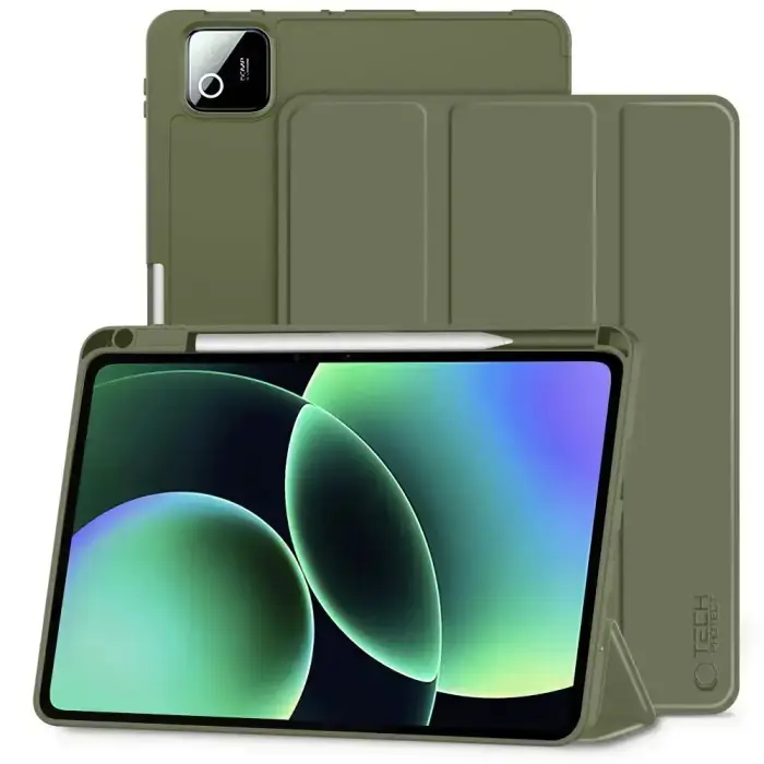TECH-PROTECT SC PEN Xiaomi Pad 7 / 7 Pro / 8 / 8 Pro 11.2 Protective Case – Pine Green