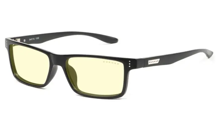 GUNNAR biroja/spēļu brilles VERTEX ONYX * dzintara lēcas * BLF 65 * NATURAL focus