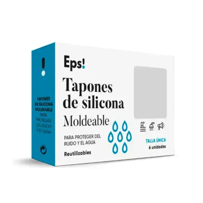 Eps vormitavad silikoonist kõrvatropid – 6 tk