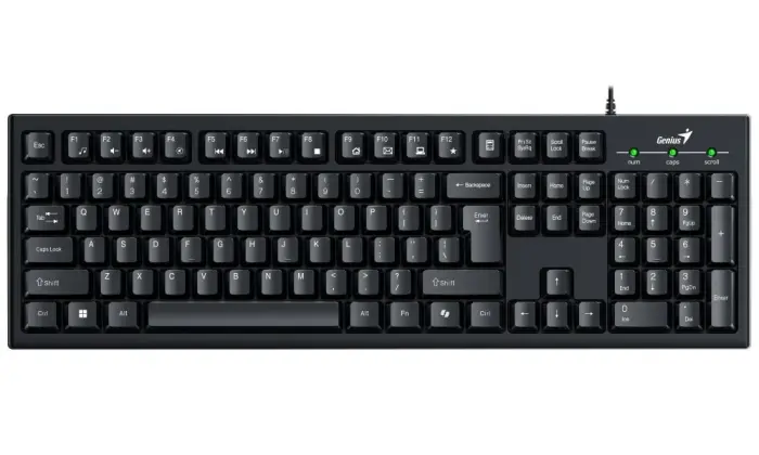 GENIUS Smart KB-100/ Wired/ Copilot/ USB/ black/ CZ+SK layout