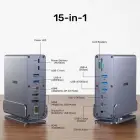 Unitek DisplayLink 4K Universal Docking Station x3 — Foto 23