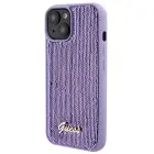 Guess Sequin Script Metal vāks iPhone 15 - Violets — Foto 2