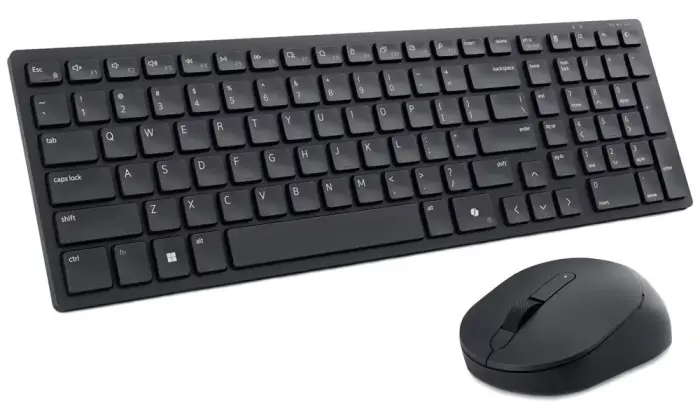 DELL KM555/ Czech/ Slovak/ Wireless Quiet Keyboard + Mouse/ USB/ Black