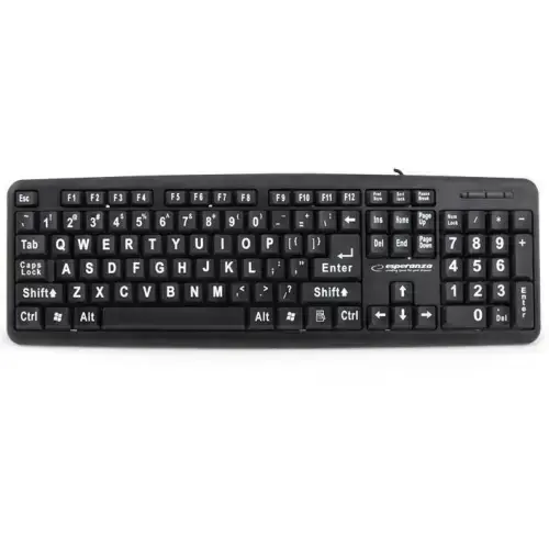 Esperanza EK129 Keyboard with Big Letters