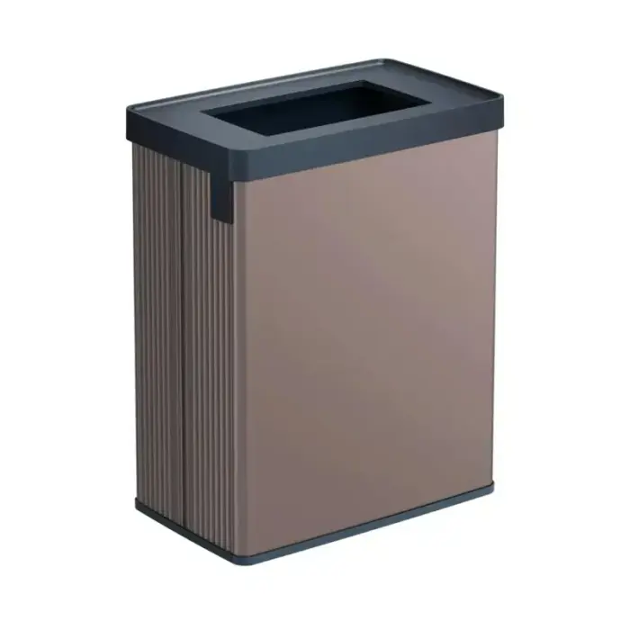 Taisnstūrveida atkritumu tvertne Curver Verto Recycle 54L, pērļu rozā