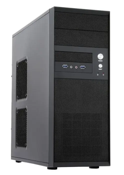 CHIEFTEC MidT CQ-01B-U3-OP / 2x USB 3.0/ bez barošanas blokse/ melns