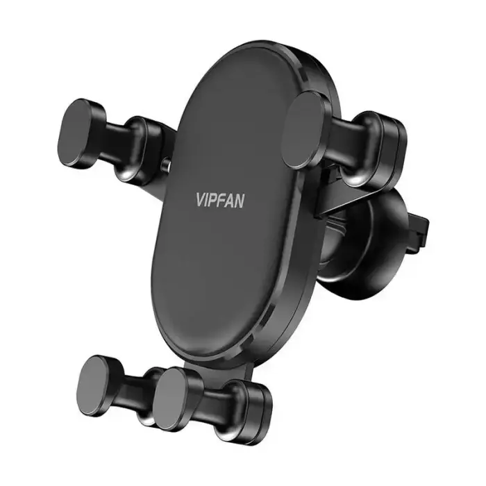 Vipfan H01 gravitātes automašīnas turētājs ventilācijas lūkai vai panelim (Melns)