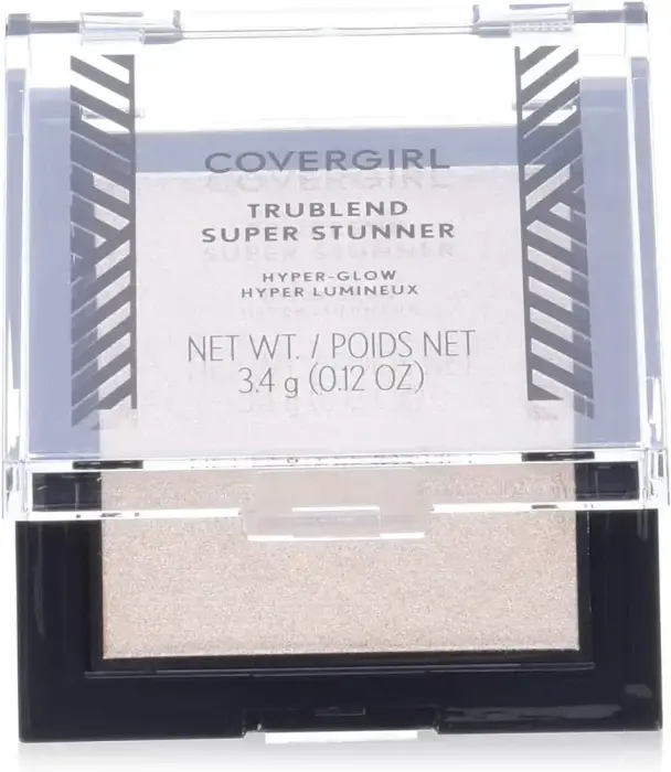 Covergirl Trublend Super Stunner Компактный Хайлайтер-Румяна, Blue Pearl, 3.4 г