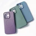 MagSafe compatible silicone case for iPhone 15 Plus - navy blue — Photo 3