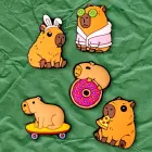 3D Sticker Capybara 5pcs set Фото num