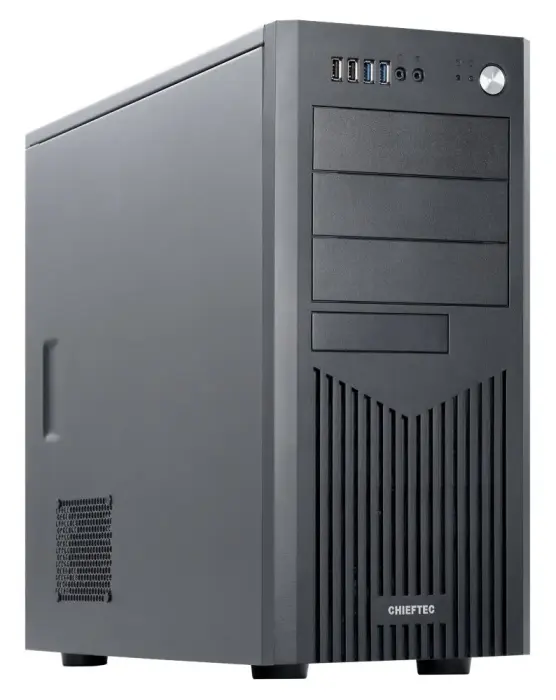CHIEFTEC MidT BM-25B-OP / 2x USB 3.0/ 2x USB 2.0/ bez barošanas blokse/ melns