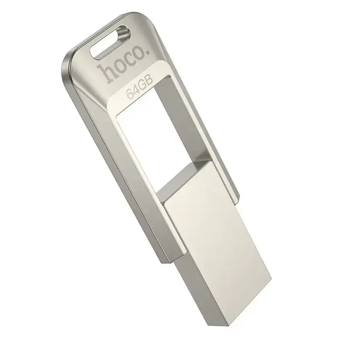 Hoco UD16 64GB USB 3.0 (USB-A) Flash Drive – Nickel