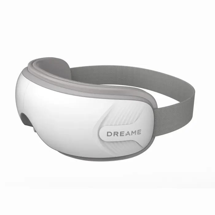Air compression and vibration eye massager, beige