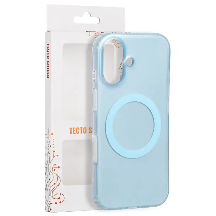 Tecto Shield Mistiq Mag vāks iPhone 17 6,3" zils
