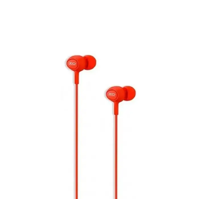 XO S6 laidinės ausinės – 3.5mm jungtis – raudonos