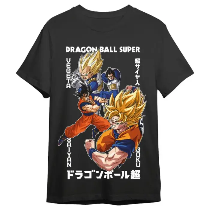 Dragon Ball Super Vegeta & Goku pieaugušo T-krekls