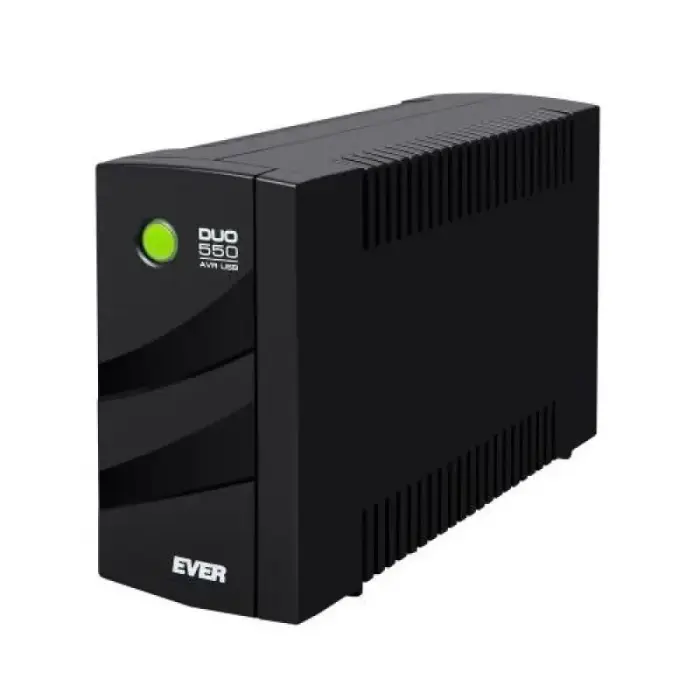 EVER DUO 550 AVR USB UPS nepārtrauktas barošanas avots (TWR; 550VA)