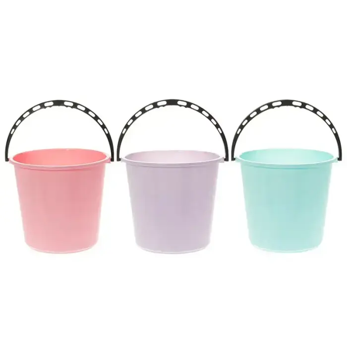 Plastic bucket, 5 L, assorted pastel colors