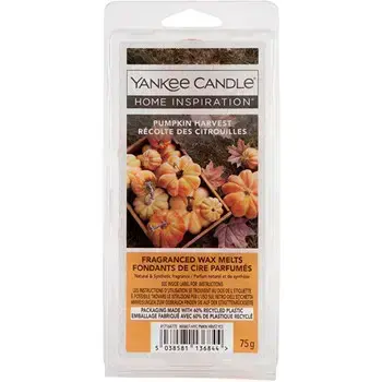 Yankee Candle Pumpkin Harvest Fragranced Wax Melts ( sklizeň dýní ) - Vonný vosk 75.0g