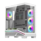Computer case Darkflash K430 + fans (white) — Nuotrauka 1