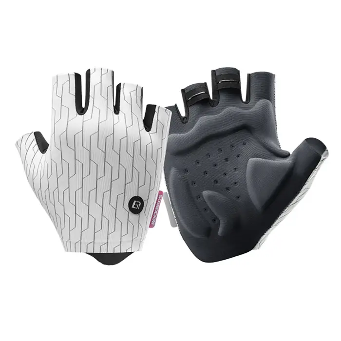 Rockbros MTB jalgrattakindad - Valge/Must, Suurus S