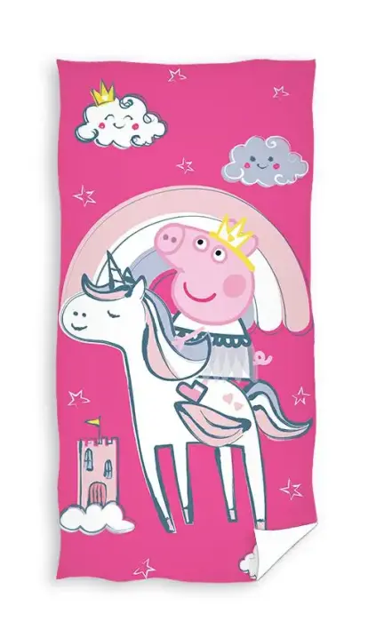 Beach Towel 70x140 cm Peppa Pig Unicorn