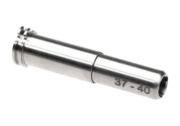 CNC titaanist reguleeritav õhutihendiga düüs 37mm - 40mm AEG-le