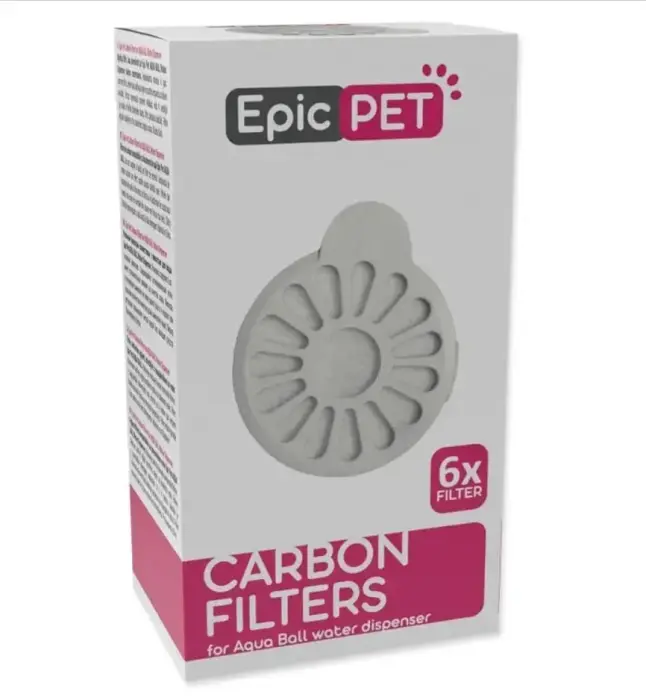 Filtrikomplekt - Epic Pet söefiltrid Aqua Ball veedosaatorile, 6 tk.