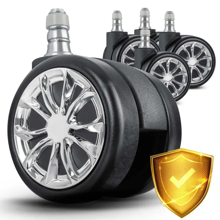 Kółka gumowane do foteli czarne Sofotel 5 szt Foto 10