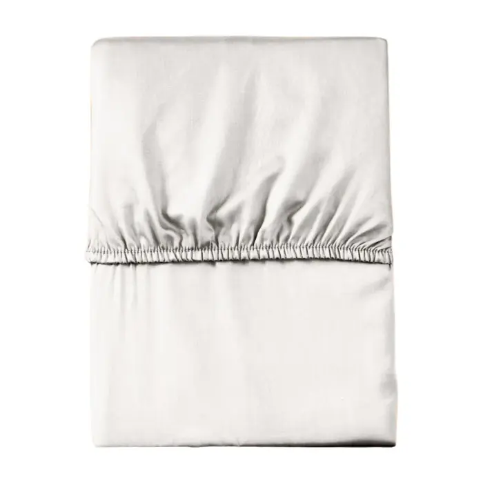 Microsatin Fitted Sheet 120x200 cm White