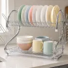 Double-decker stand-up dishwasher drainer — Photo 5