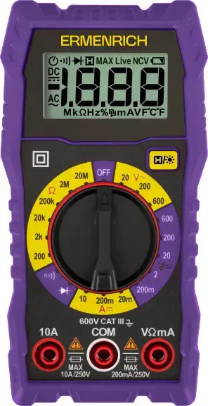 Ermenrich Zing TC07 digitālais multimetrs