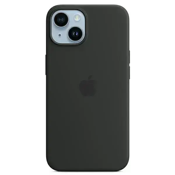 Apple Silicone MagSafe Case for iPhone 14 Plus - Black