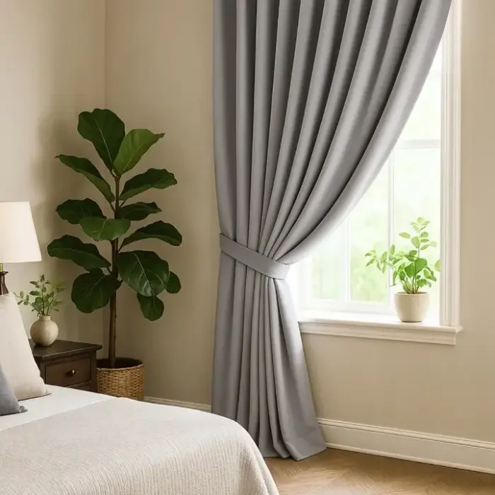 Szarfa Gaia szara 8x140 Photo