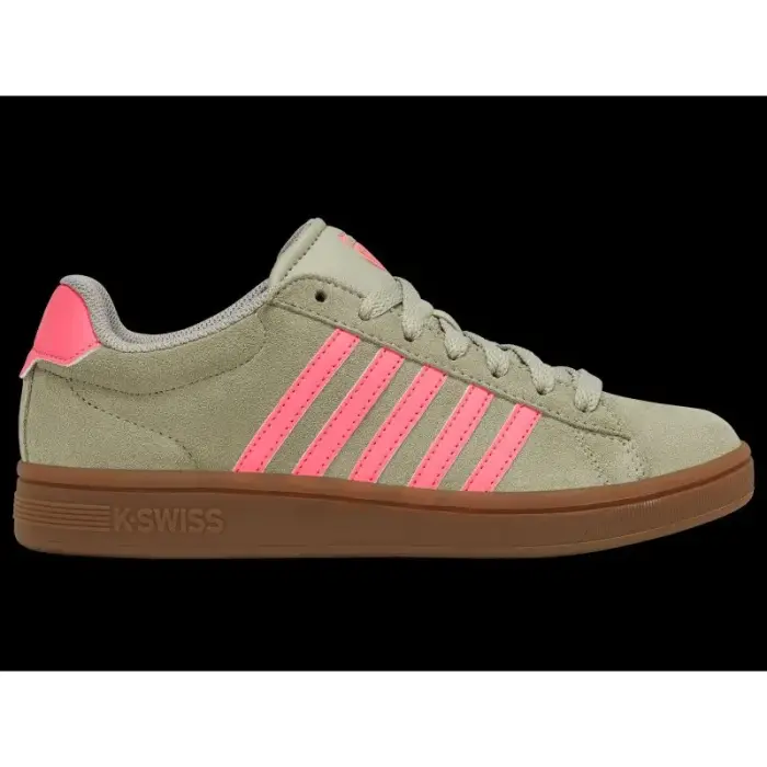 Женские кеды K-Swiss COURT TIEBRK II зеленые (99492-059)