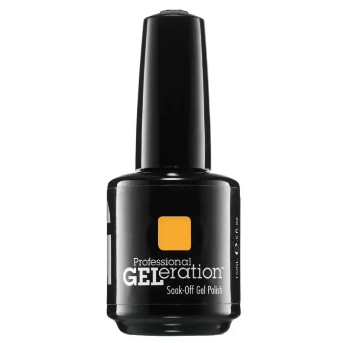 Jessica, GELeration Colours, Pusiau permanentinis nagų lakas, GEL-944, Totally Turmeric, 15 ml