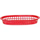 Oval bread basket red 6 pcs. - Hendi 426319 Photo