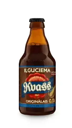 Квас Original IĻĢUCIEMA 0.33 л Стеклянная Бутылка