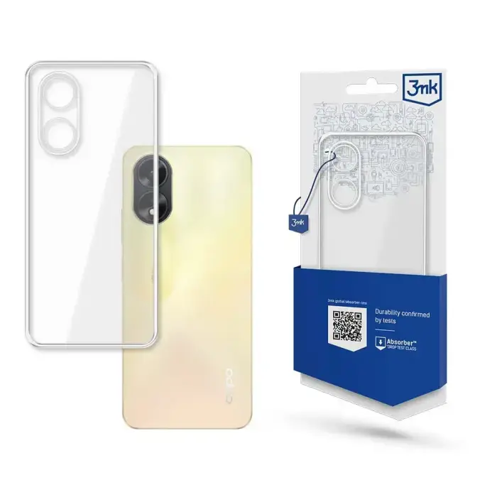 Oppo A38 - 3mk Clear Case caurspīdīgs vāks