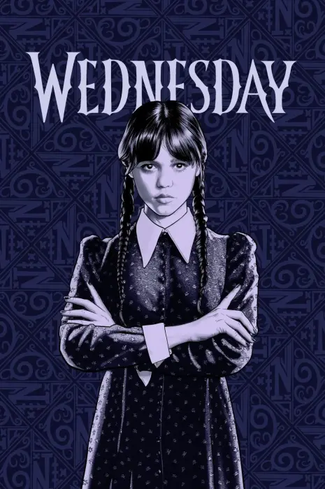 Флисовый плед Wednesday 100x150 см фиолетовый