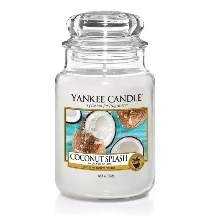Yankee Candle Coconut Splash aromātiskā svece, 623 g